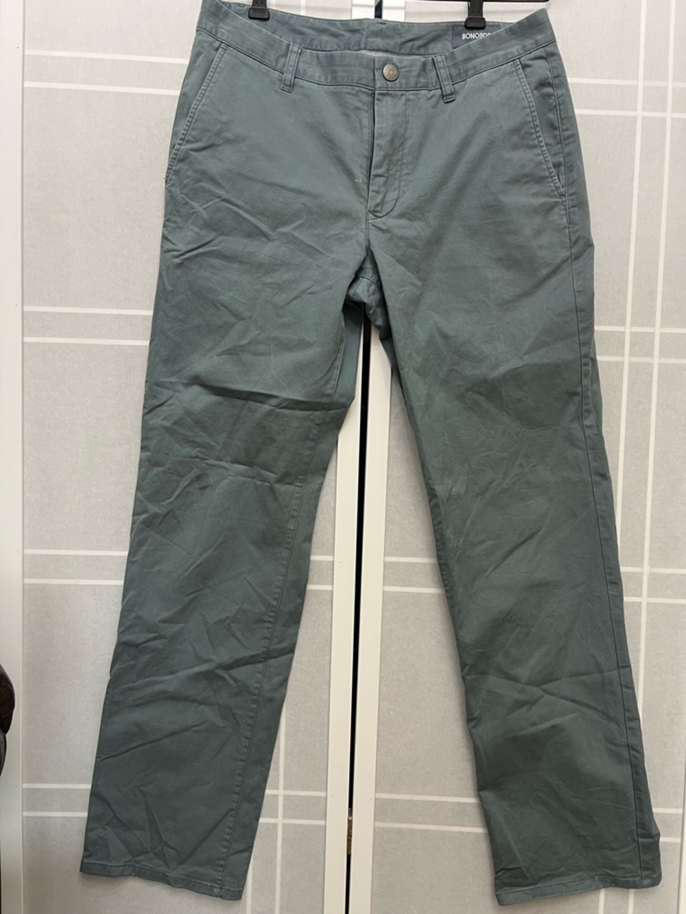 Bonobos Men's Straight Chinos - Slate Green